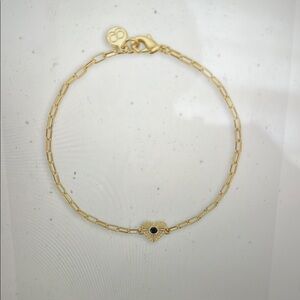 Gorjana Heart Bracelet w Sapphire